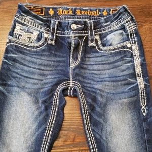 Rock Revival Medium Wash Straight Leg Jeans